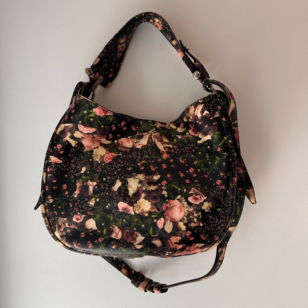 Rare Givenchy 2003 floral camouflage crossbody bag